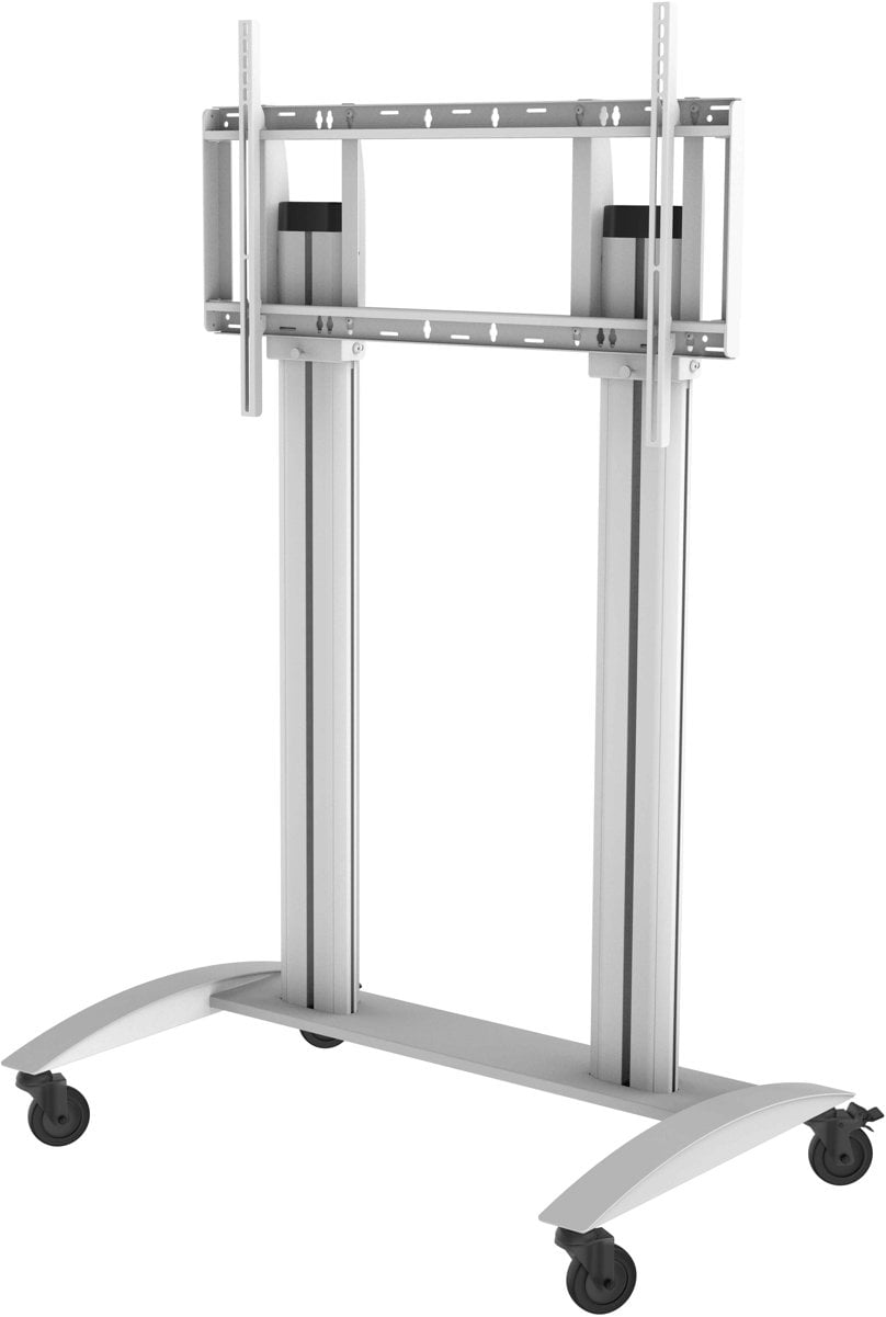 PEERLESS SR598W fahrbarer Rollwagen 139,7cm 55Zoll bis 248,9cm 98Zoll 136Kg Farbe Weiss