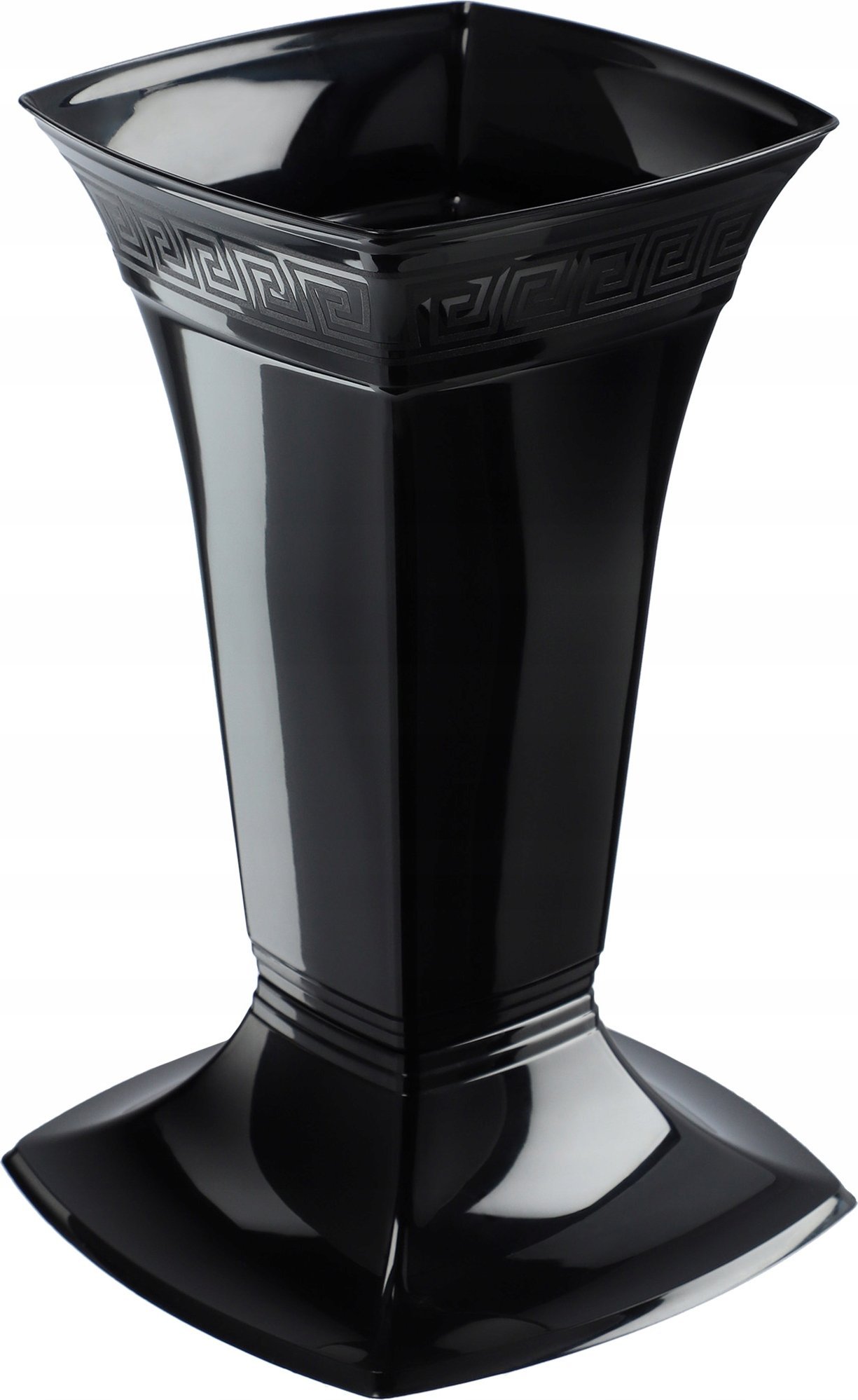 Kadax KADAX Wazon Na cmentarz Grób Flakon Nagrobny 30cm Czarny