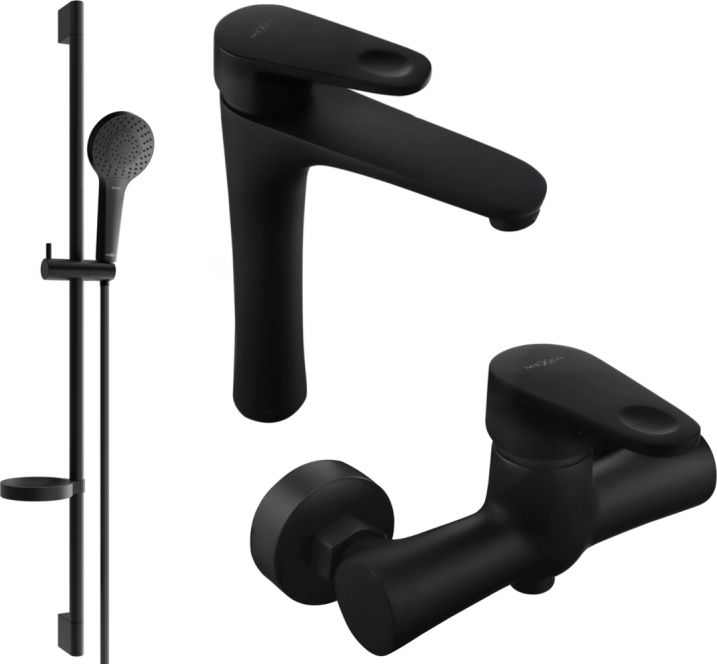 Mexen Mexen Kama DS05 zestaw prysznicowy, czarny - 72514DS05-70