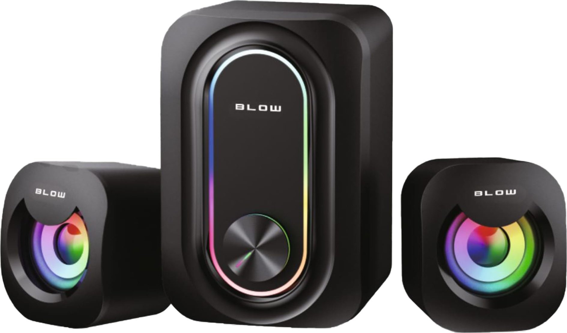 Głośniki komputerowe 2.1 gamingowe z subwooferem