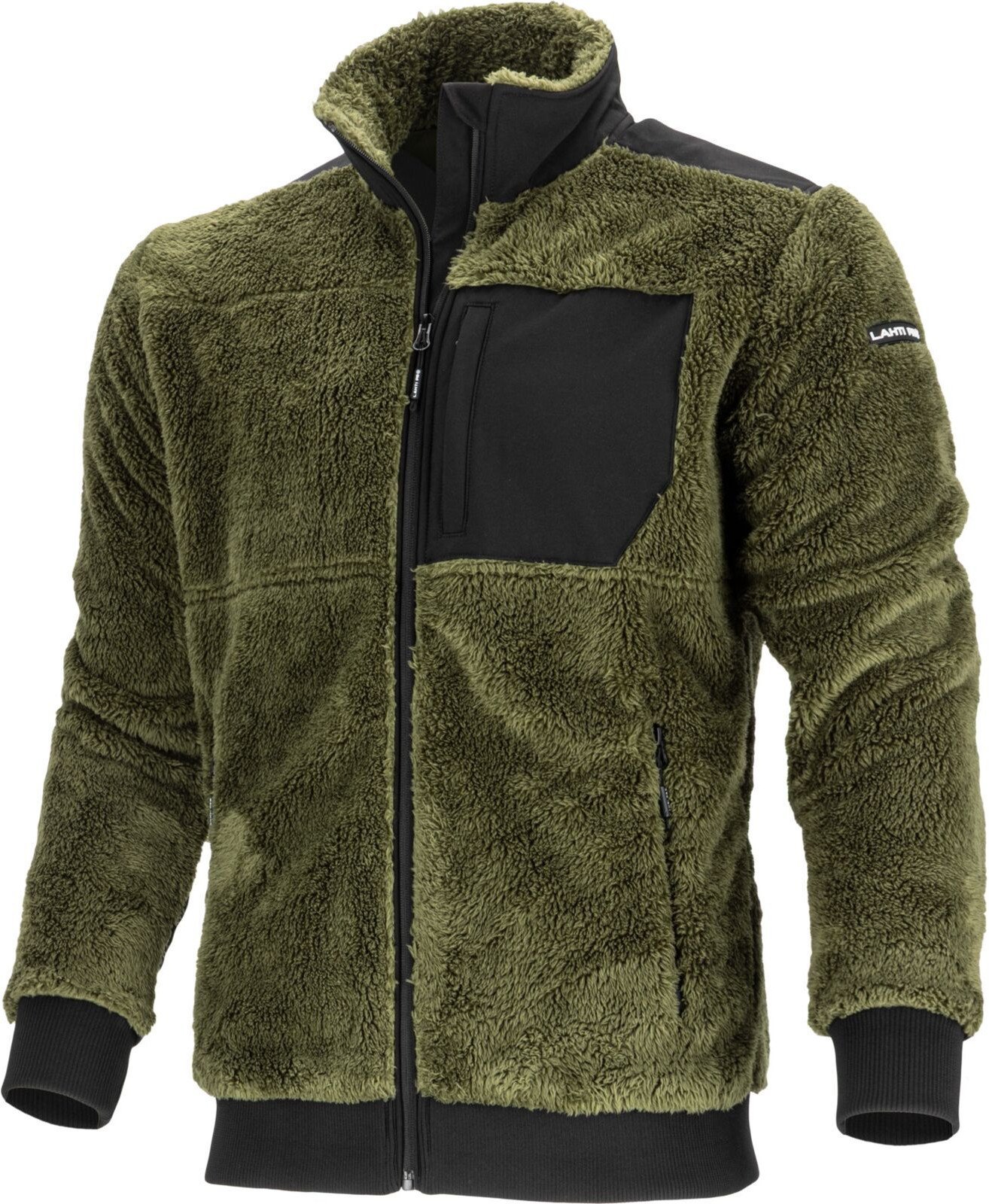 Bluza z suwakiem sherpa zielona, "2xl", ce, lahti