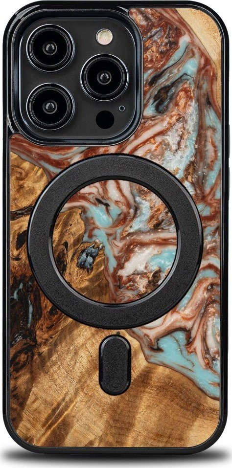 BeWood Etui Bewood Unique na iPhone 14 Pro - Planets - Jowisz z MagSafe