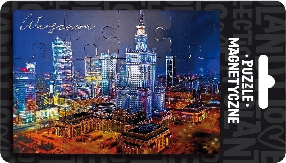 Pan Dragon Magnes puzzle Warszawa ILP-MAG-PUZZ-WAR-01
