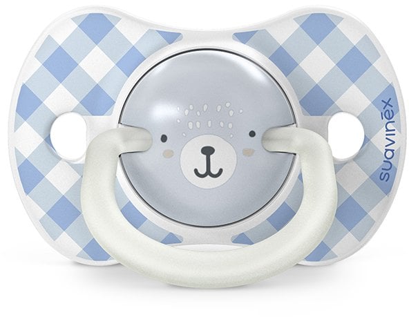 Suavinex 309098-SMOCZEK FIZJOLOGICZNY SX PRO 0-6M 2SZT ŚWIECĄCY NIEBIESKI WILD&FREE