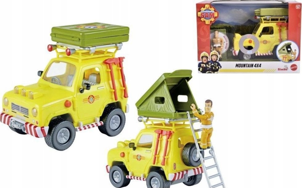 Strażak Sam jeep 4x4 z namiotem 925-2653