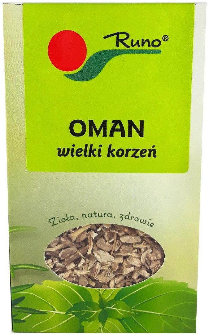 Zioła oman wielki korzeń działa wykrztuśnie apetyt układ trawienny runo 50g