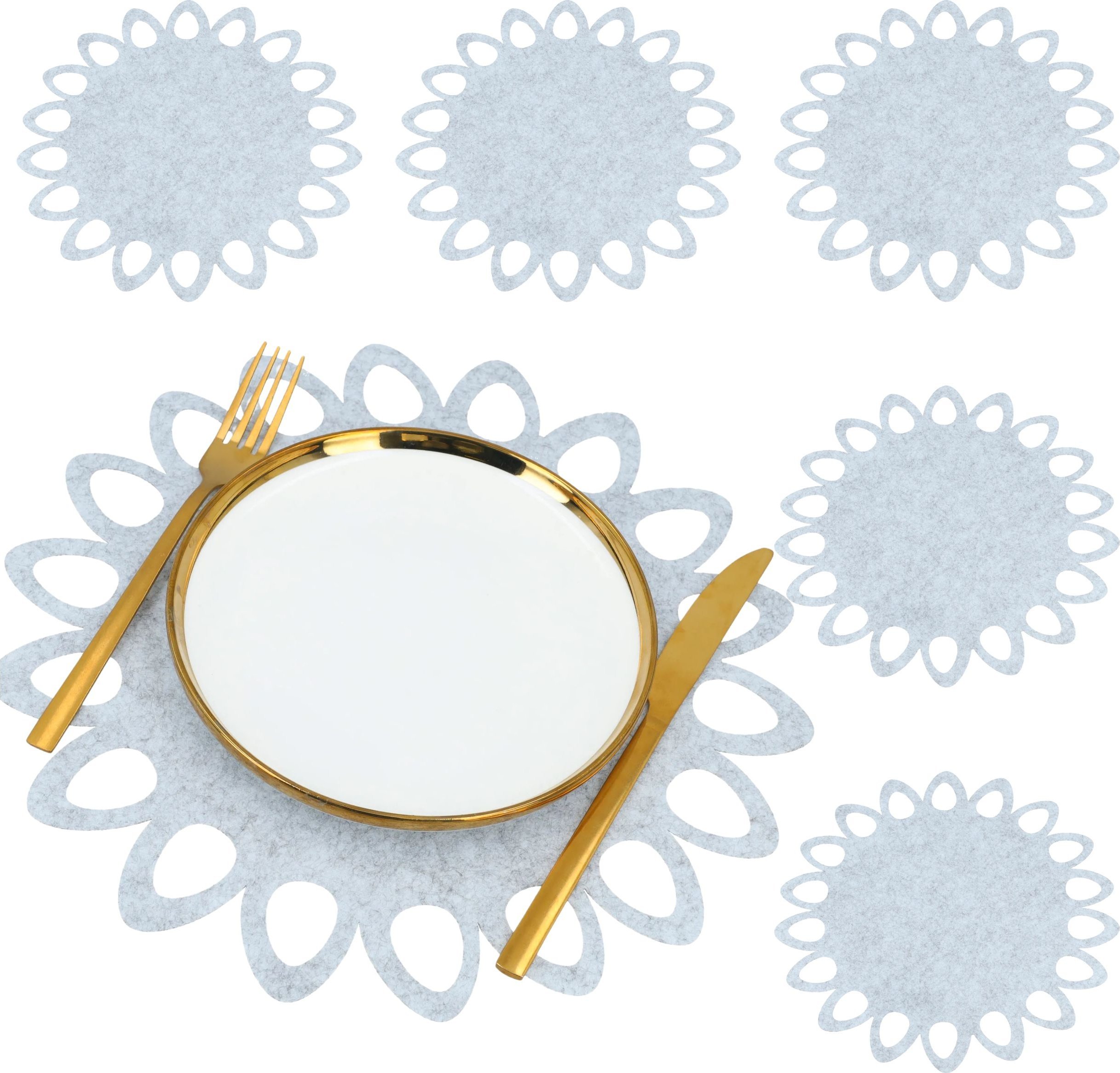 Podkładki pod TALERZE dekoracja na STÓŁ WIELKANOC 6szt wielkanocne OZDOBY