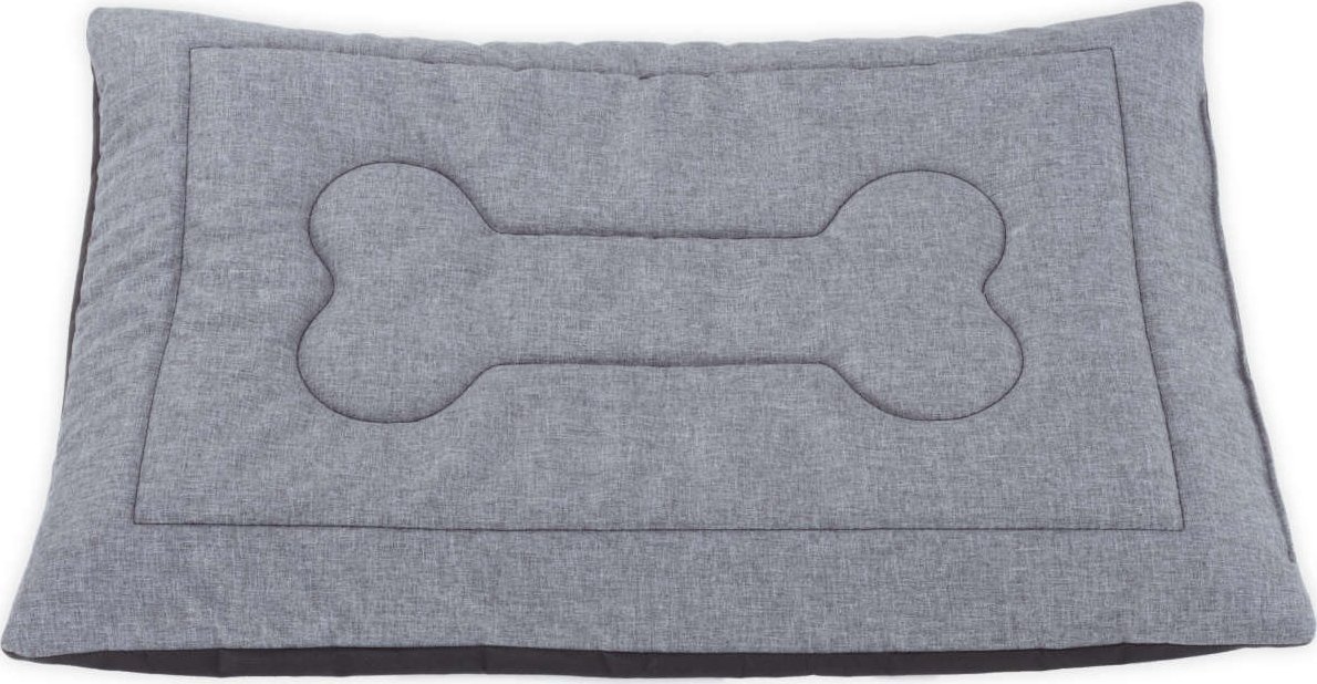 EcoHomeGarden Mata dla psa EcoHomeGarden szary melanż len kość L 100x70 wigofil