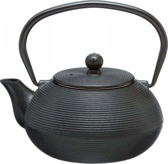 Dekoracja domu Dzbanek żeliwny z sitkiem Marin 600 ml