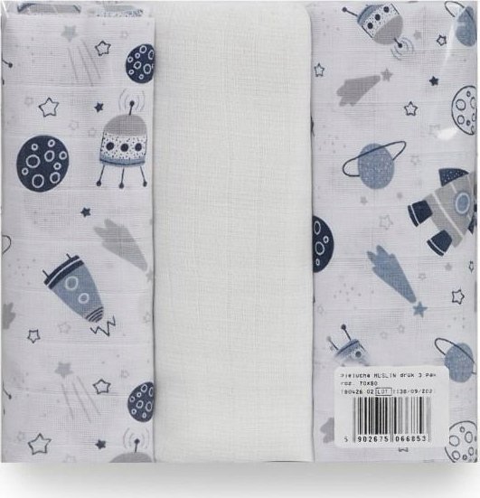 Pielucha muslin 3 pak 70x80