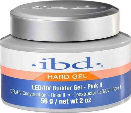 IBD IBD_Hard Builder Gel LED/UV żel budujący Pink II 56g