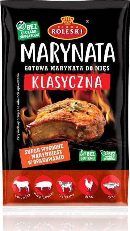 Roleski Marynata Klasyczna do mięs GOTOWA 200g ROLESKI