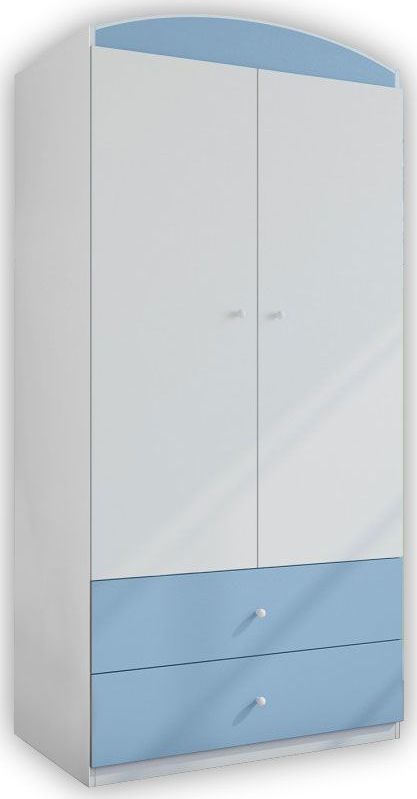 Elior Szafa dla chłopca z szufladami Happy 3X - niebieska