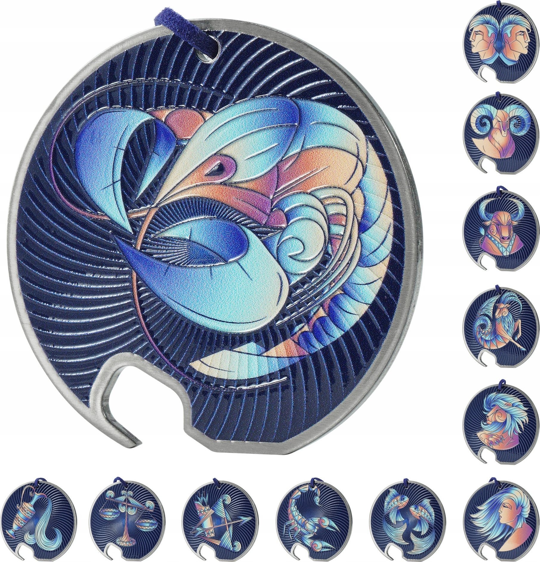 Kadax Otwieracz Stalowy Do Butelek Kapsli Zodiak Rak