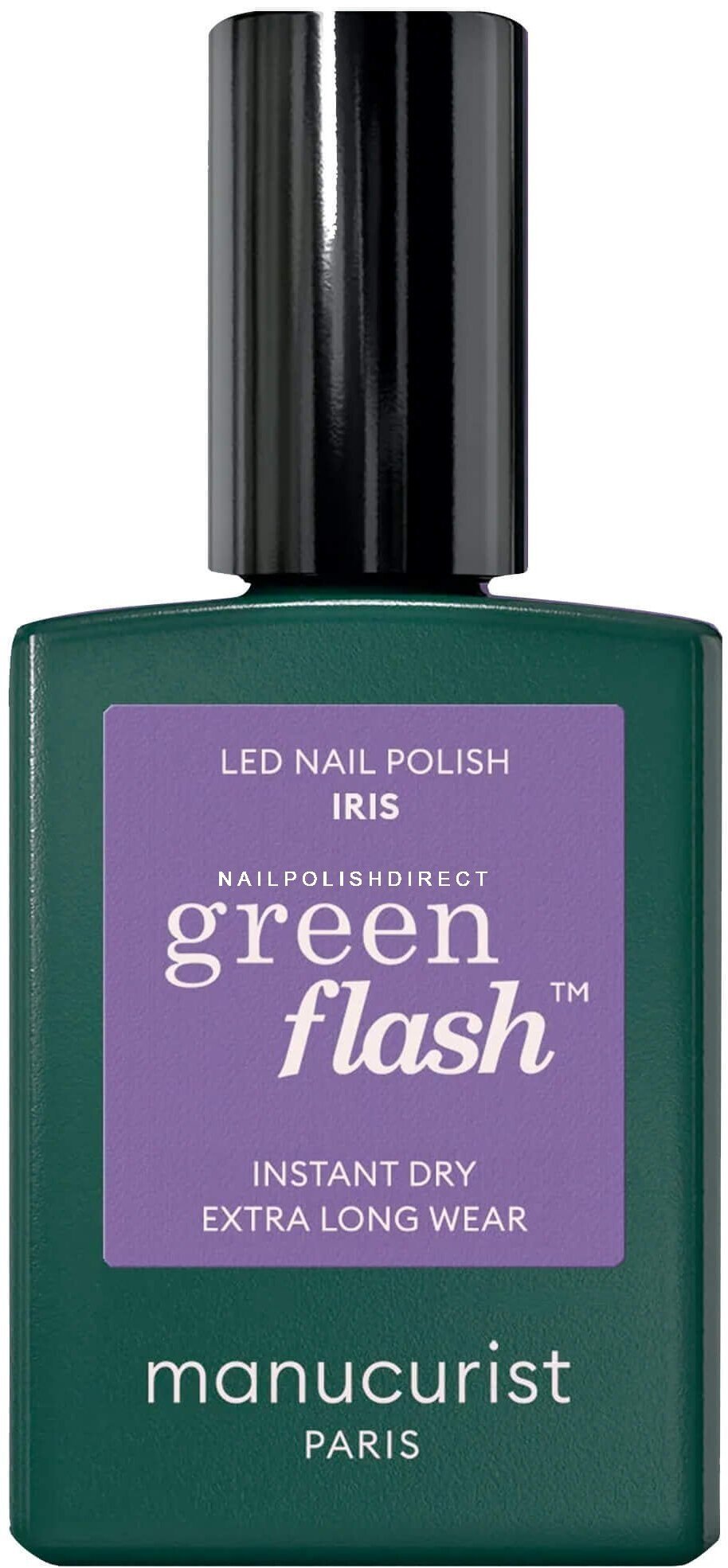 MANUCURIST_Green Flash Led Gel Nail Lacquer lakier do paznokci Iris 15ml