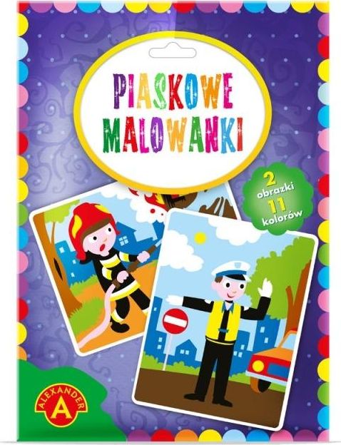 Alexander Piaskowe malowanki - Policjant i Strażak