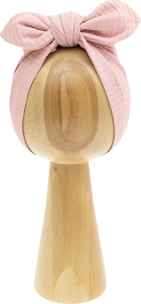 Czapka turban róż niemowlęca bawełniana dla dziewczynki Nicol Nelly 104/110