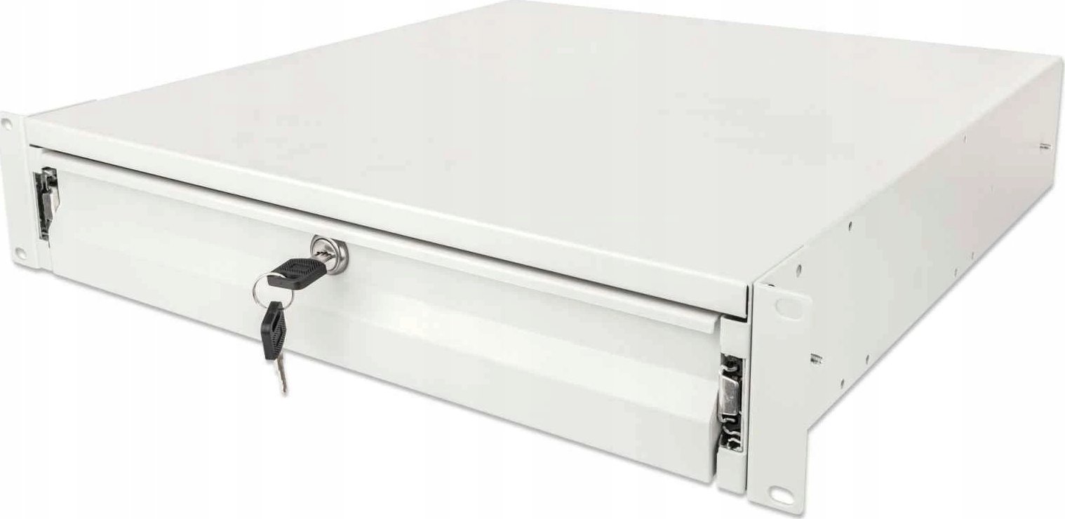 Intellinet Network Solutions Intellinet 715843 Szuflada 2U do szaf Rack 19", z zamkiem, 466mm, szara