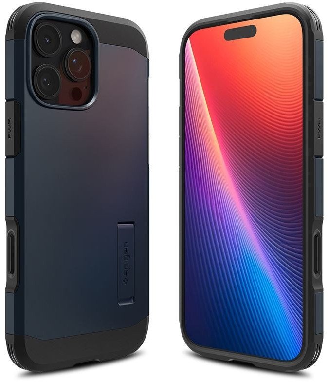 Etui Spigen Tough Armor T Mag Magsafe do iPhone 16 Pro Max, granatowe