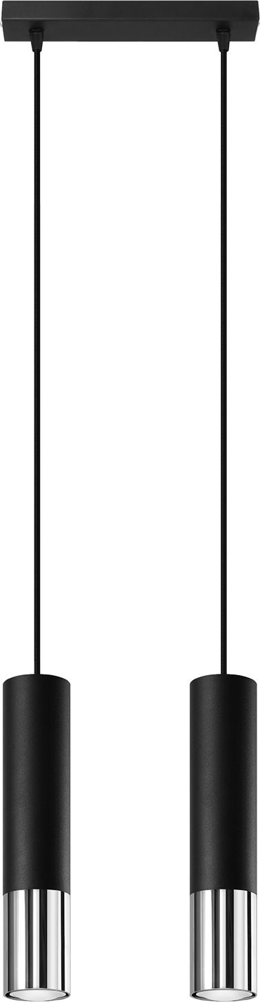 Lampa wisząca Sollux Minimalistyczna lampa sufitowa LED Ready chromowana Sollux LOOPEZ SL.0941