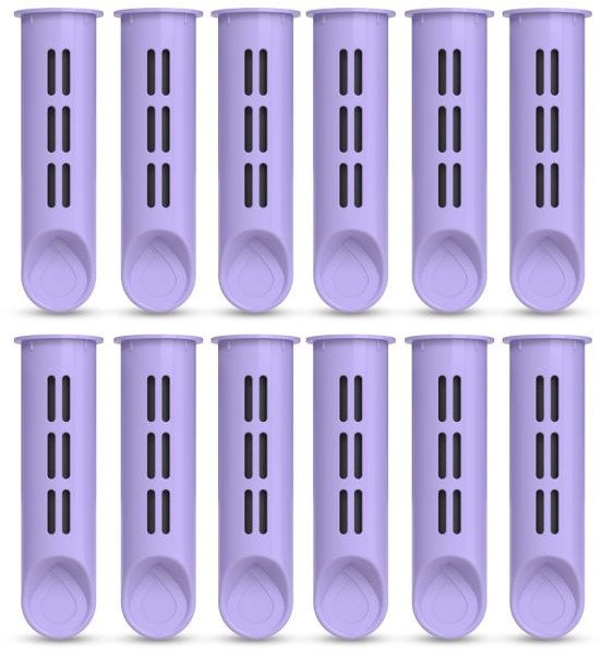 ZESTAW 12 Filtrów do Butelki Filtrującej Dafi SOFT i SOLID Lavender