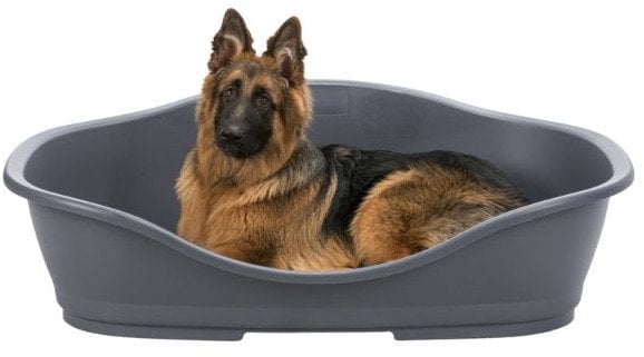 Sleeper 3, legowisko, dla psa/kota, plastikowe, ciemnoszare, 80 � 53 cm, z recyklingu