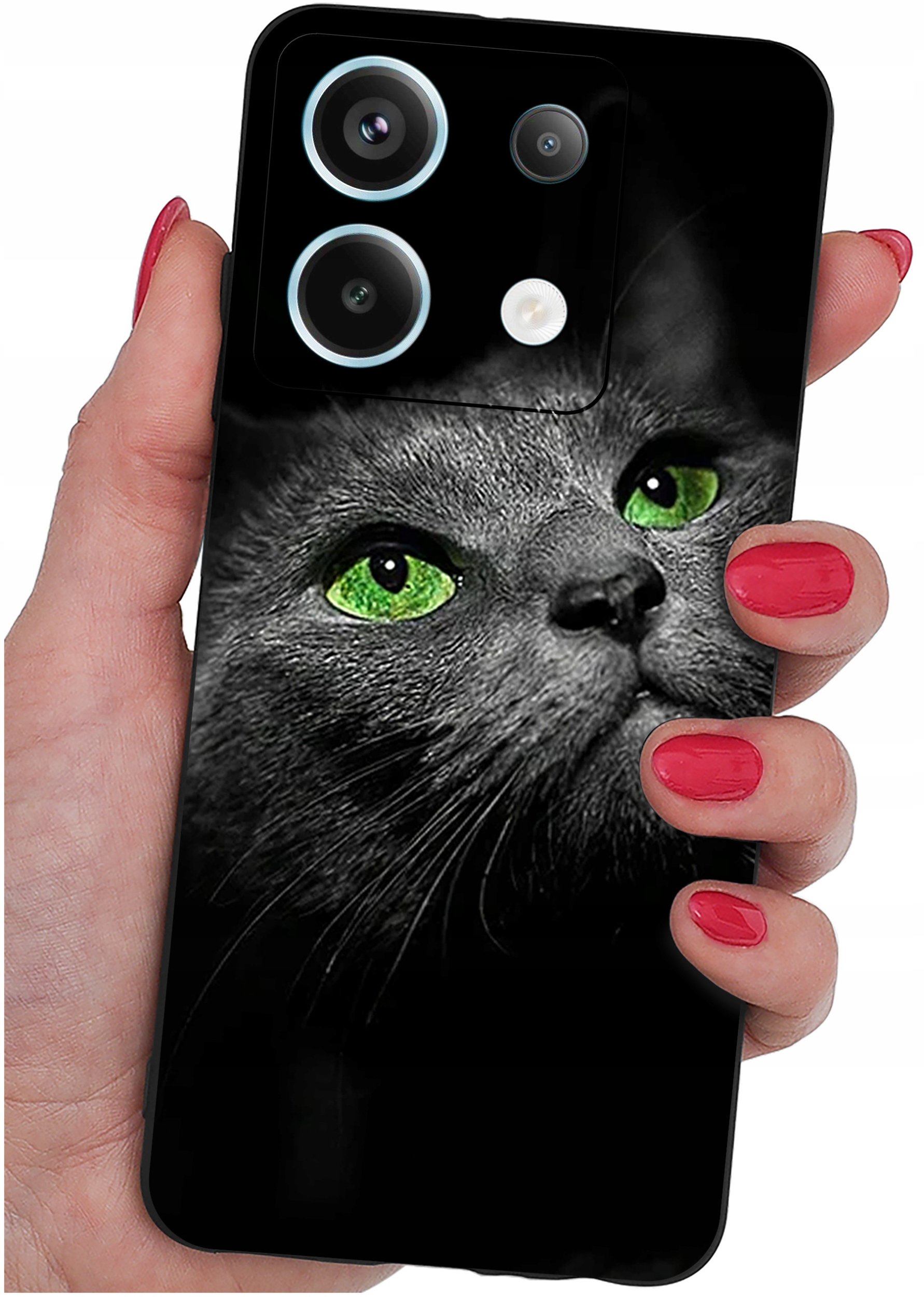 krainaGSM ETUI do Xiaomi Redmi Note 13 Pro 5G WZORY SILIKONOWE MATT CASE +SZKŁO 9H