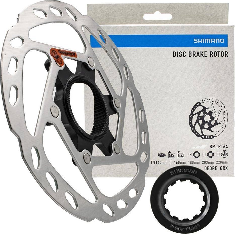 Shimano Tarcza hamulcowa Shimano SM-RT64, Center Lock, 140 mm