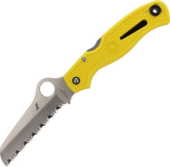 Spyderco Nóż Spyderco Atlantic Salt Yellow FRN Spyder (C89SYL) uniwersalny