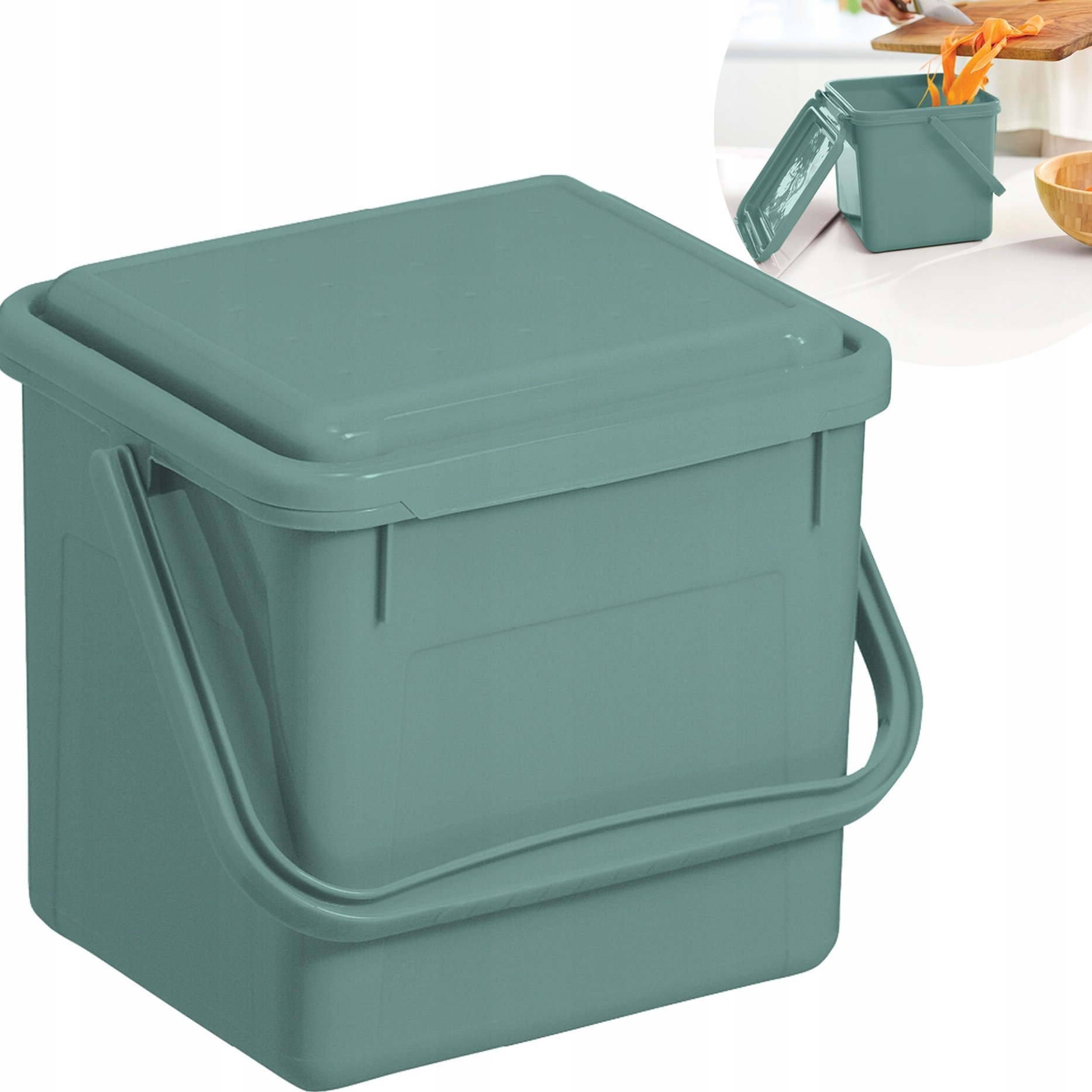 Rotho Wiaderko 4,5L BIO mistletoe green