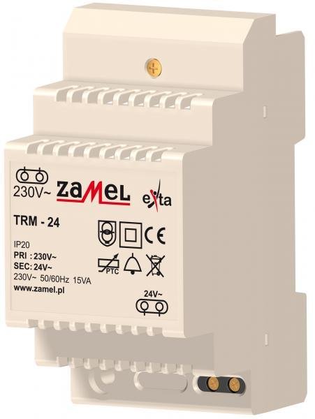 Zamel Transformator dzwonkowy 230/24V AC 15VA TRM-24