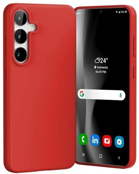 Mercury Soft Samsung S24 FE S721 czerwony/red