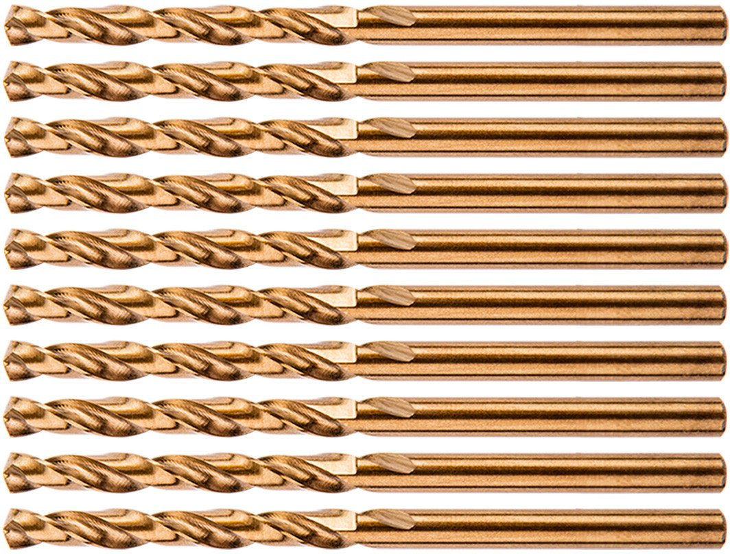 Wiertła do metalu HSS-Co 2.0 mm, 10 szt.