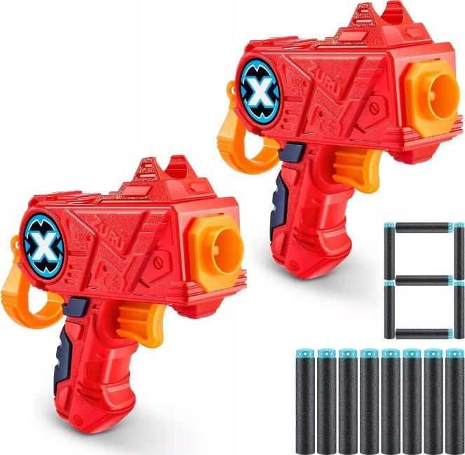 XShot X-Shot Excel Double Micro Foam Dart Blaster Combo Pack (8 Darts 3 Cans)