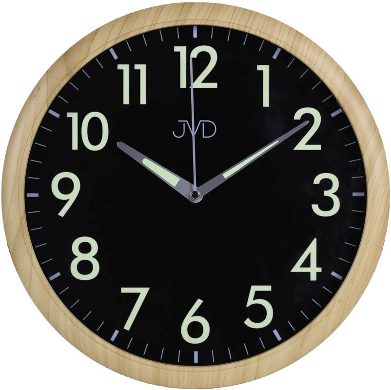 Zegar ścienny JVD HP301.2 30 cm jasnobrązowy .