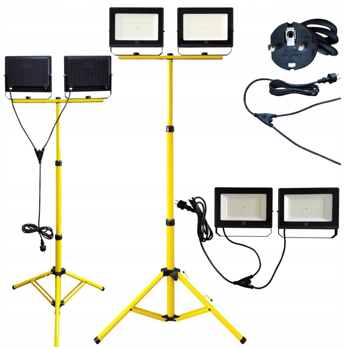 DH Line H200 lampa robocza halogen budowalny naświ