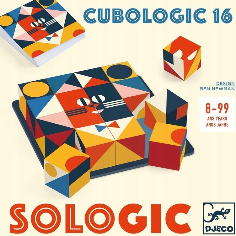 Djeco Djeco Žaidimas - Loginis žaidimas - Cubologic 16