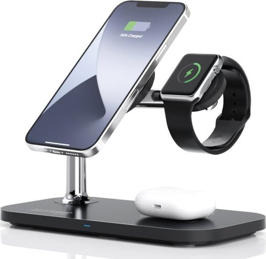 Ładowarka Realpower ChargeAir Stacja ładująca z Magsafe czarny