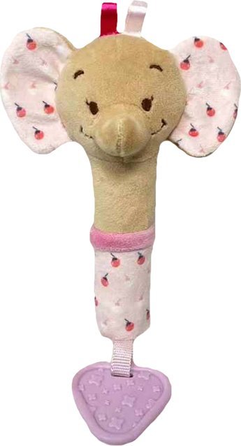 Tullo Zabawka z dźwiękiem - słonik różowy 17 cm