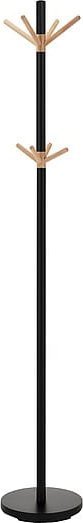 Signal Wieszak stojący na ubrania UNO czarny+buk