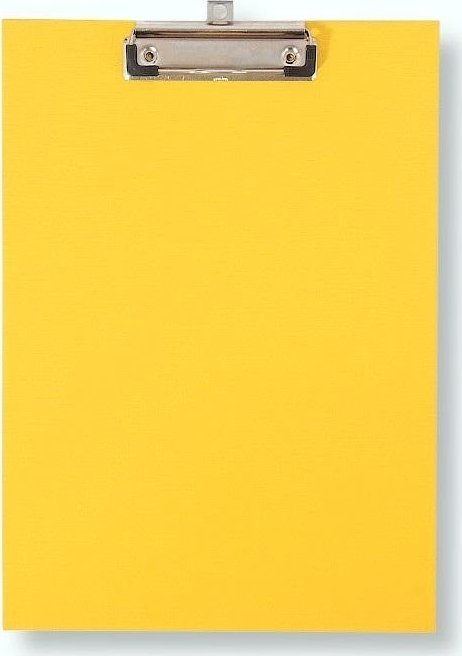 Deska A4 z klipem premium żółta