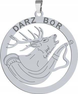 Radziszewska Jewellery Srebrna Zawieszka DARZ BÓR GRAWER GRATIS