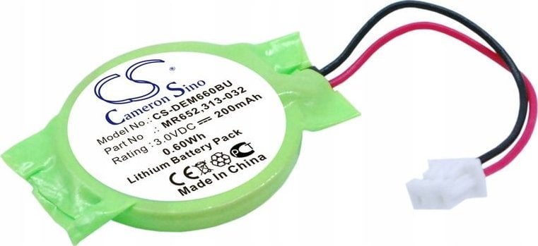 Cameron Sino Bateria Typ Mr652 Do Bios Cmos Dell Precision M4600 M6600 Latitude X1 E6320 E6430 E6420 E6520 E7240 / Cs-dem660bu