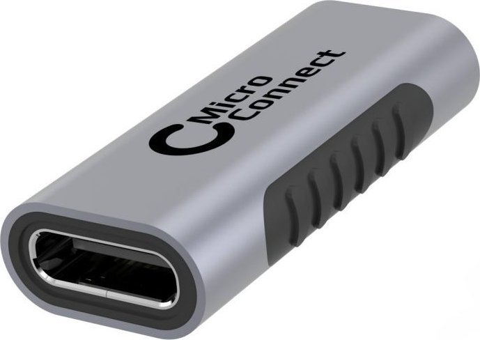 Adapter USB MicroConnect USB-C - USB-C Szary (USB-C Adapter F-F)