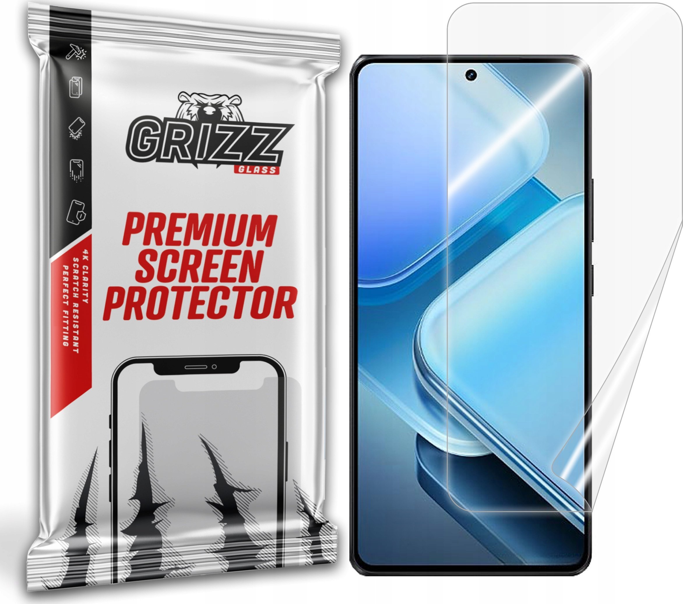 GrizzGlass Folia ceramiczna GrizzGlass CeramicFilm do Vivo iQOO Z9 Turbo