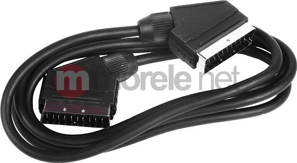 Kabel Natec Scart - Scart 1.8m czarny (NKA0355)