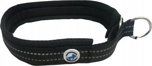 All For Dogs ALL FOR DOGS OBROŻA PÓŁZACISK 35 CZARNA 35-42cm