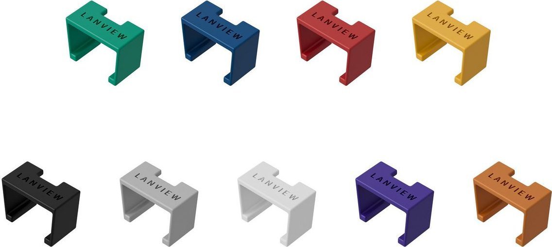 Lanview Lanview LV-SFTP6A02B kabel sieciowy Czarny 2 m S/FTP (S-STP)