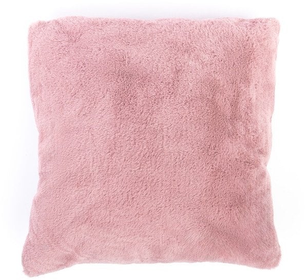 FUR PILLOW 45X45 ZIPPER 320G PINK