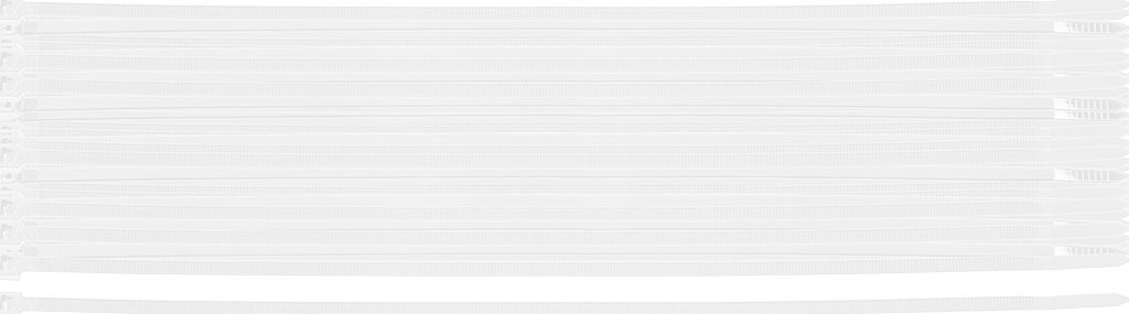 Neo Opaski zaciskowe EXTREME 4.8 × 450 mm, białe, 50 szt.